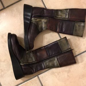 Rare Dr. Marten Patchwork Boots
